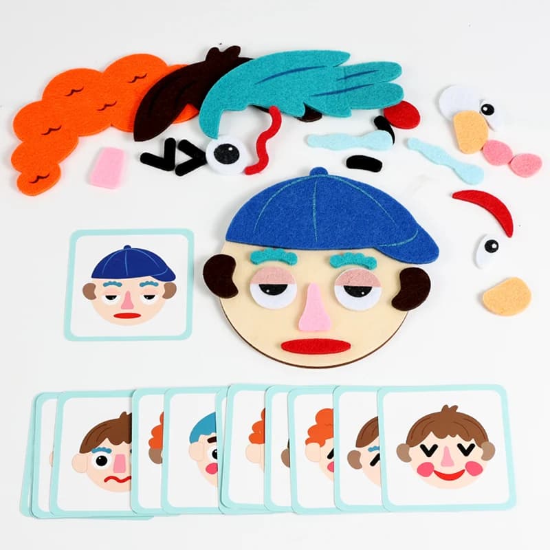 Gra, która uczy emocji - układanie wyrazów twarzy 🎁