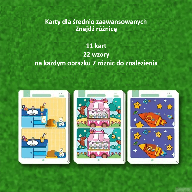 Edukacyjna gra "Znajdź różnice" 🧠