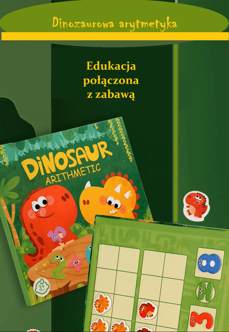 Dziecięce naklejki magnetyczne do matematyki – wesoła arytmetyka. Gry Montessori do wczesnej edukacji i nauki dla małych dzieci.