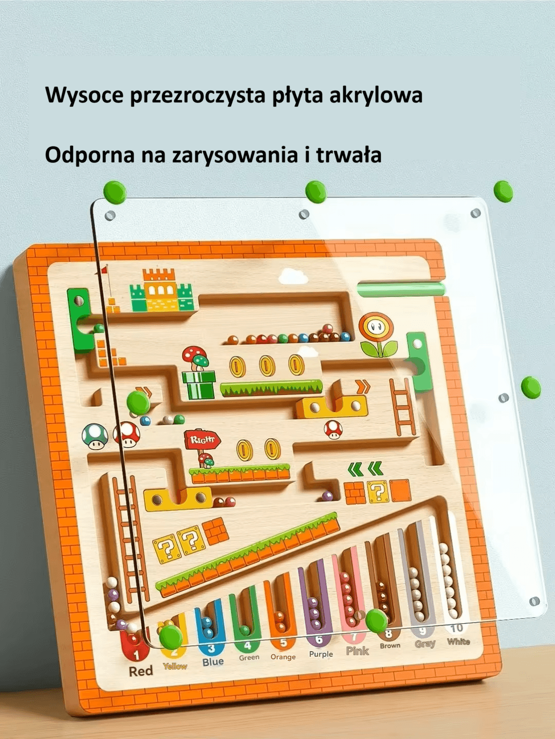 Magnetyczna układanka niespodzianka - kulka do przesuwania dla dzieci.
To doskonały trening koncentracji, logicznego myślenia i przygotowanie do pisania.